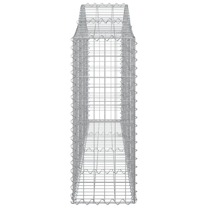 Coșuri gabion arcuite 6 buc, 200x30x80/100cm, fier galvanizat - WALTI WALTI