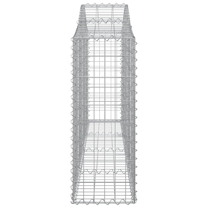 Coșuri gabion arcuite 14 buc, 200x30x80/100cm, fier galvanizat - WALTI WALTI