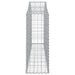 Coșuri gabion arcuite 14 buc, 200x30x80/100cm, fier galvanizat - WALTI WALTI