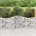 Coșuri gabion arcuite 14 buc, 200x30x80/100cm, fier galvanizat - WALTI WALTI