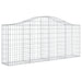 Coșuri gabion arcuite 18 buc, 200x30x80/100cm, fier galvanizat - WALTI WALTI