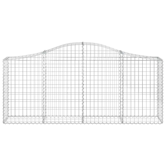 Coșuri gabion arcuite 30 buc, 200x30x80/100 cm, fier galvanizat - WALTI WALTI
