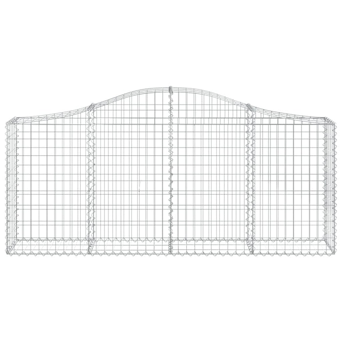 Coșuri gabion arcuite 50 buc, 200x30x80/100 cm, fier galvanizat - WALTI WALTI