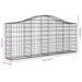 Coșuri gabion arcuite 50 buc, 200x30x80/100 cm, fier galvanizat - WALTI WALTI
