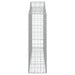 Coșuri gabion arcuite 7 buc, 200x30x100/120 cm fier galvanizat - WALTI WALTI