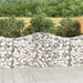 Coșuri gabion arcuite 12 buc, 200x30x100/120 cm fier galvanizat - WALTI WALTI