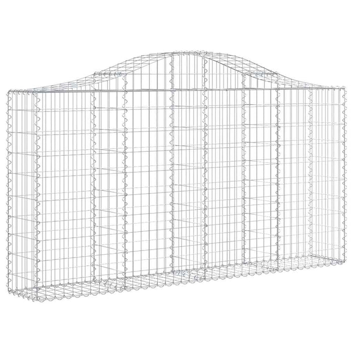 Coșuri gabion arcuite 13 buc, 200x30x100/120 cm fier galvanizat - WALTI WALTI