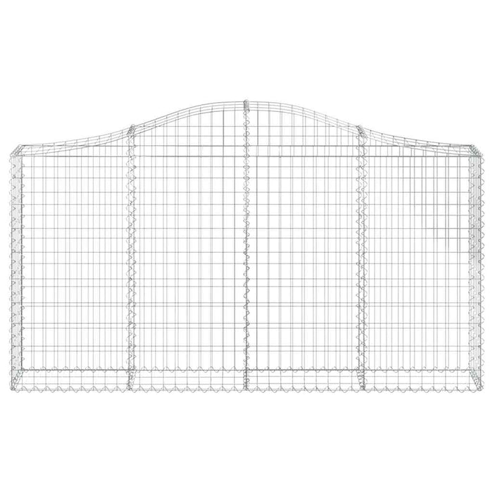 Coșuri gabion arcuite 13 buc, 200x30x100/120 cm fier galvanizat - WALTI WALTI