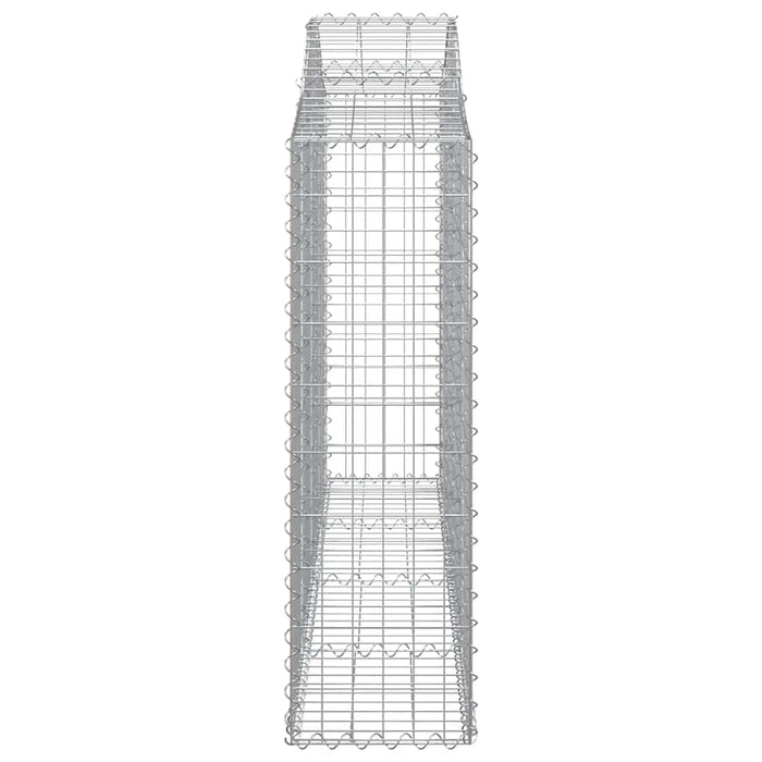 Coșuri gabion arcuite 18 buc, 200x30x100/120 cm fier galvanizat - WALTI WALTI