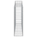 Coșuri gabion arcuite 18 buc, 200x30x100/120 cm fier galvanizat - WALTI WALTI