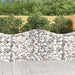 Coșuri gabion arcuite 18 buc, 200x30x100/120 cm fier galvanizat - WALTI WALTI