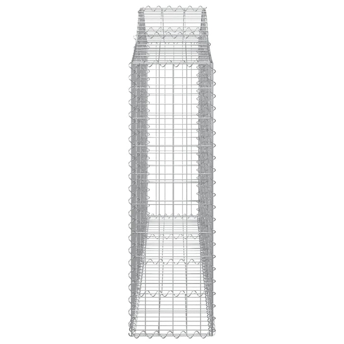 Coșuri gabion arcuite 20 buc, 200x30x100/120 cm fier galvanizat - WALTI WALTI