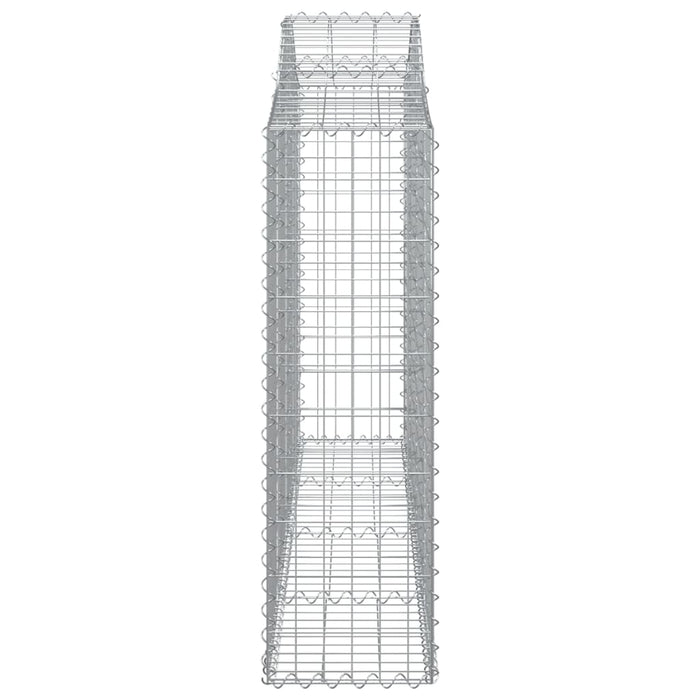 Coșuri gabion arcuite 30 buc, 200x30x100/120 cm fier galvanizat - WALTI WALTI