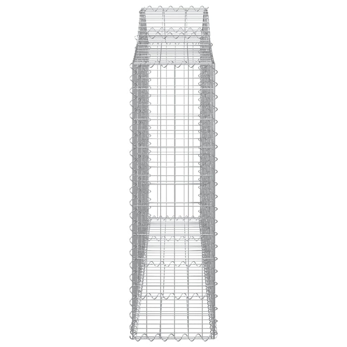 Coșuri gabion arcuite 40 buc, 200x30x100/120 cm fier galvanizat WALTI