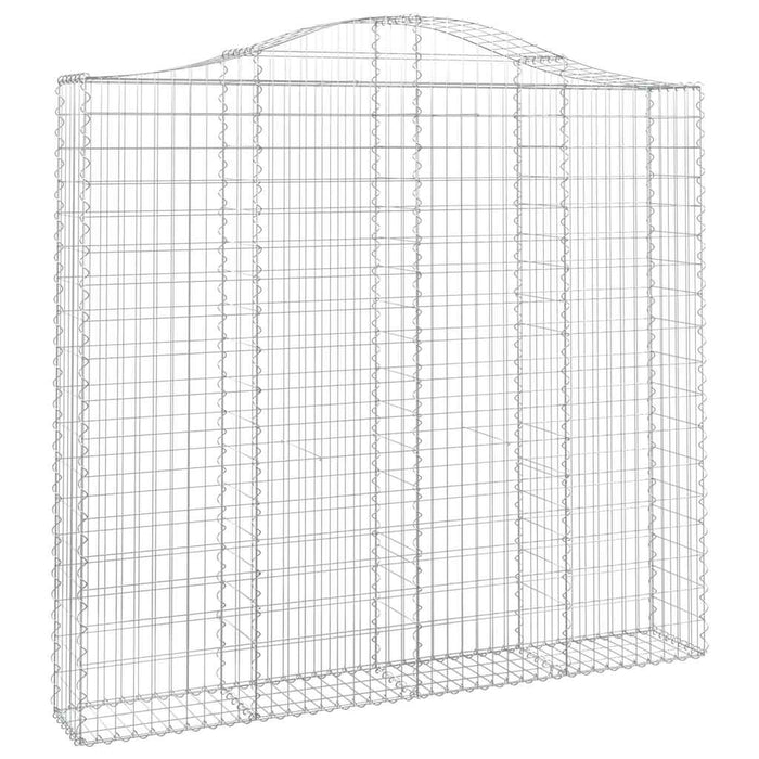 Coșuri gabion arcuite 3 buc, 200x30x180/200cm, fier galvanizat - WALTI WALTI