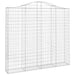 Coșuri gabion arcuite 3 buc, 200x30x180/200cm, fier galvanizat - WALTI WALTI
