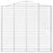 Coșuri gabion arcuite 3 buc, 200x30x180/200cm, fier galvanizat - WALTI WALTI