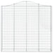 Coșuri gabion arcuite 4 buc, 200x30x180/200cm, fier galvanizat - WALTI WALTI