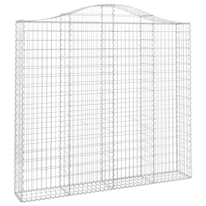 Coșuri gabion arcuite 5 buc, 200x30x180/200cm, fier galvanizat - WALTI WALTI