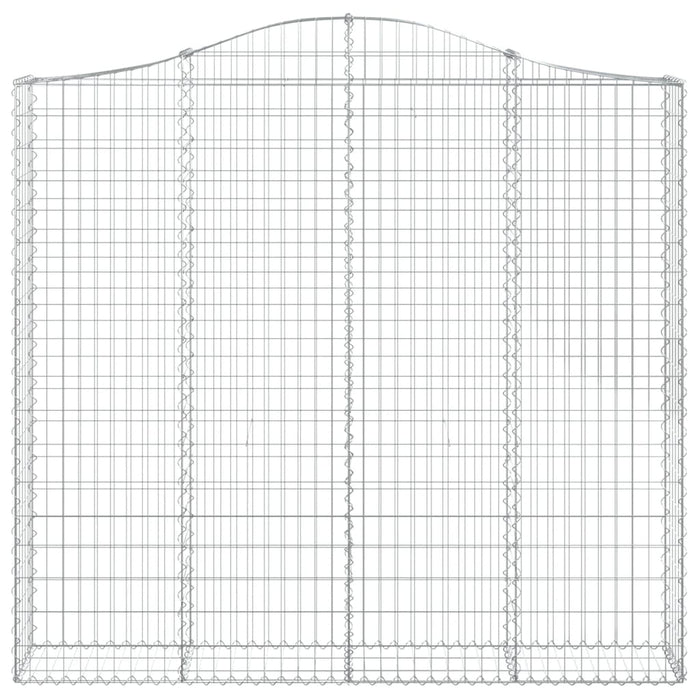 Coșuri gabion arcuite 5 buc, 200x30x180/200cm, fier galvanizat - WALTI WALTI