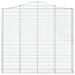 Coșuri gabion arcuite 5 buc, 200x30x180/200cm, fier galvanizat - WALTI WALTI