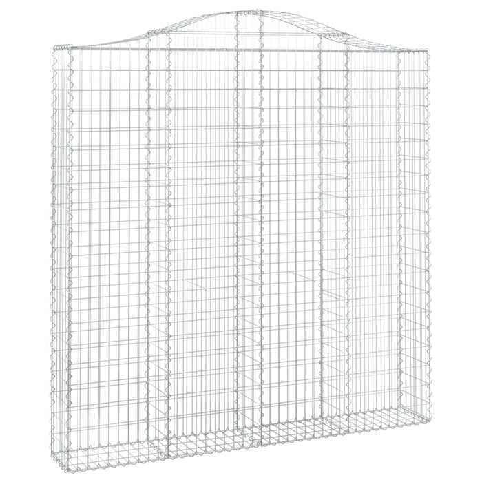 Coșuri gabion arcuite 8 buc. 200x30x200/220 cm fier galvanizat WALTI