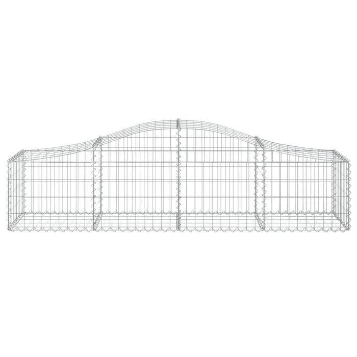 Coșuri gabion arcuite 2 buc, 200x50x40/60 cm, fier galvanizat - WALTI WALTI