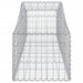 Coșuri gabion arcuite 2 buc, 200x50x40/60 cm, fier galvanizat - WALTI WALTI