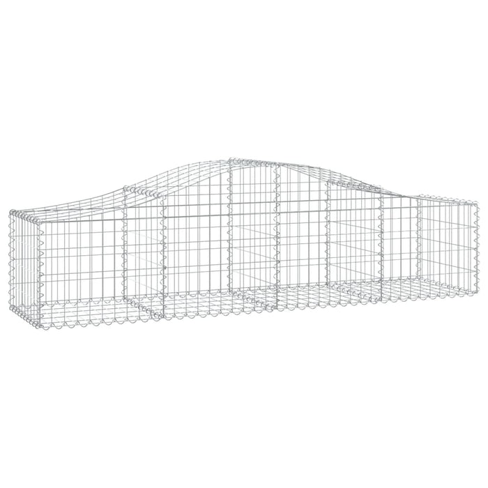 Coșuri gabion arcuite 7 buc, 200x50x40/60 cm, fier galvanizat - WALTI WALTI
