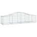 Coșuri gabion arcuite 10 buc, 200x50x40/60 cm, fier galvanizat - WALTI WALTI
