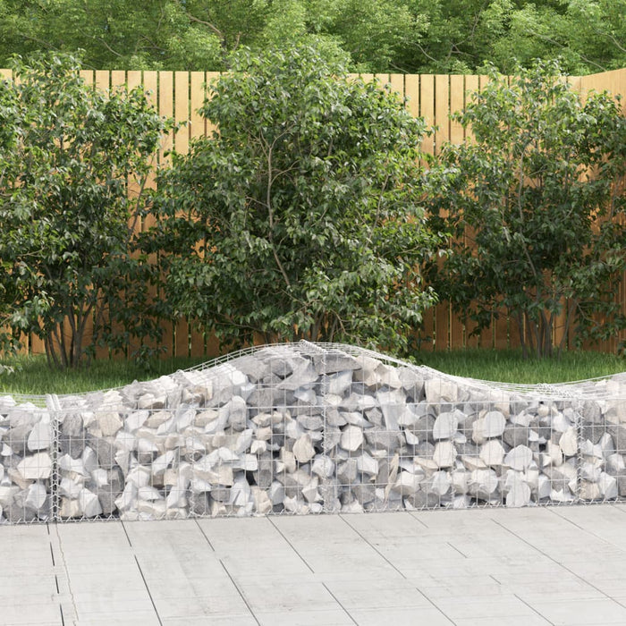 Coșuri gabion arcuite 13 buc, 200x50x40/60 cm, fier galvanizat - WALTI WALTI