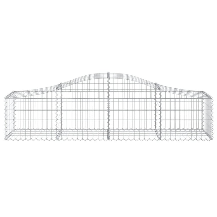 Coșuri gabion arcuite 15 buc, 200x50x40/60 cm, fier galvanizat - WALTI WALTI