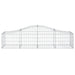 Coșuri gabion arcuite 15 buc, 200x50x40/60 cm, fier galvanizat - WALTI WALTI