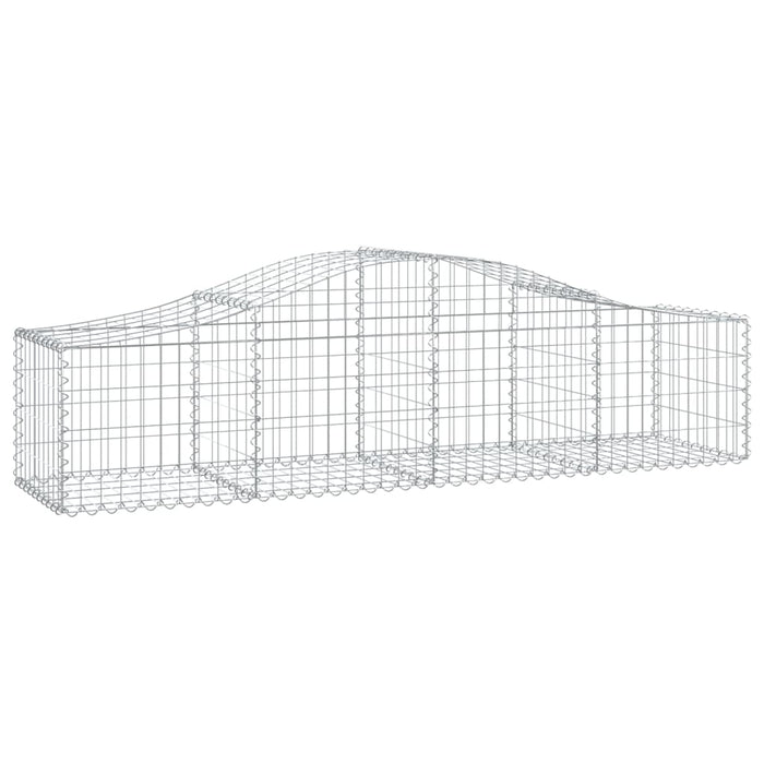 Coșuri gabion arcuite 20 buc, 200x50x40/60 cm, fier galvanizat - WALTI WALTI
