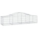 Coșuri gabion arcuite 20 buc, 200x50x40/60 cm, fier galvanizat - WALTI WALTI