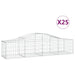 Coșuri gabion arcuite 25 buc, 200x50x40/60 cm, fier galvanizat - WALTI WALTI