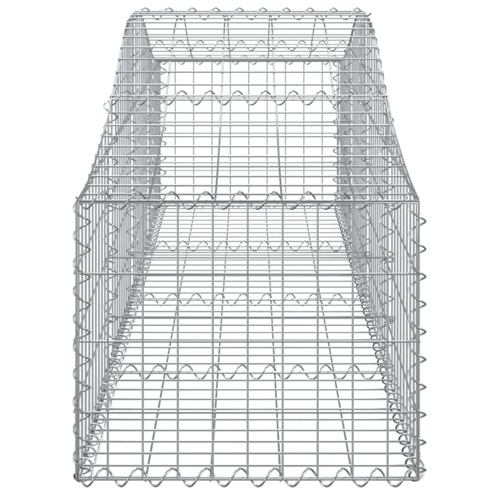 Coșuri gabion arcuite 25 buc, 200x50x40/60 cm, fier galvanizat - WALTI WALTI