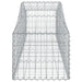 Coșuri gabion arcuite 30 buc, 200x50x40/60 cm, fier galvanizat - WALTI WALTI