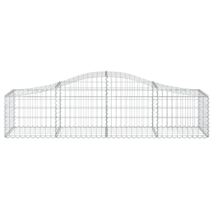 Coșuri gabion arcuite 40 buc, 200x50x40/60 cm, fier galvanizat - WALTI WALTI