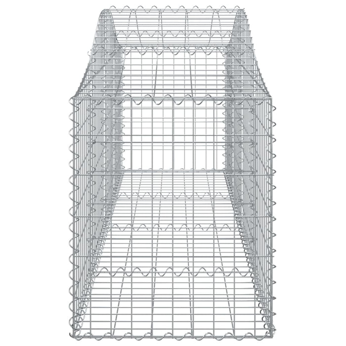 Coșuri gabion arcuite 3 buc, 200x50x60/80 cm, fier galvanizat - WALTI WALTI