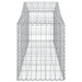 Coșuri gabion arcuite 3 buc, 200x50x60/80 cm, fier galvanizat - WALTI WALTI
