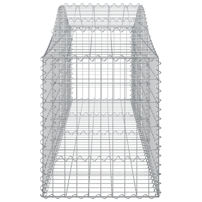 Coșuri gabion arcuite 4 buc, 200x50x60/80 cm, fier galvanizat - WALTI WALTI