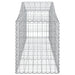 Coșuri gabion arcuite 4 buc, 200x50x60/80 cm, fier galvanizat - WALTI WALTI