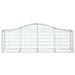 Coșuri gabion arcuite 8 buc, 200x50x60/80 cm, fier galvanizat - WALTI WALTI
