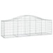 Coșuri gabion arcuite 12 buc, 200x50x60/80 cm, fier galvanizat - WALTI WALTI
