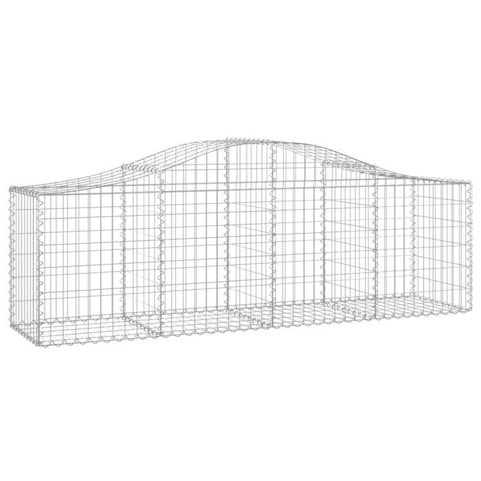 Coșuri gabion arcuite 13 buc, 200x50x60/80 cm, fier galvanizat - WALTI WALTI