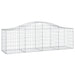 Coșuri gabion arcuite 13 buc, 200x50x60/80 cm, fier galvanizat - WALTI WALTI