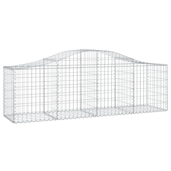 Coșuri gabion arcuite 14 buc, 200x50x60/80 cm, fier galvanizat - WALTI WALTI