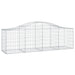Coșuri gabion arcuite 14 buc, 200x50x60/80 cm, fier galvanizat - WALTI WALTI