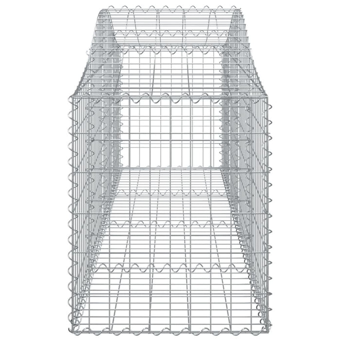 Coșuri gabion arcuite 14 buc, 200x50x60/80 cm, fier galvanizat - WALTI WALTI